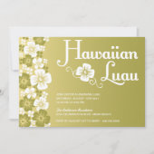 HAWAIIAN LUAU | PARTIJVERZOEKEN KAART (Voorkant)
