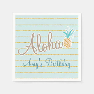 Hawaiian Luau Party, Aangepaste servetten