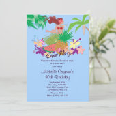 Hawaiian Luau Party Kaart (Staand voorkant)