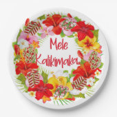 Hawaiian Mele Kalikimaka Bord papier (Voorkant)