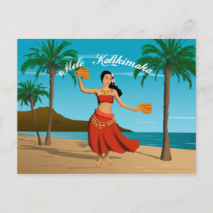 Hawaiian  Mele Kalikimaka  Briefkaart