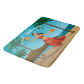 Hawaiian  Mele Kalikimaka Briefkaart Badmat (Gekanteld)