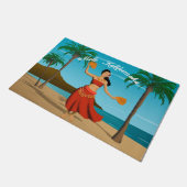 Hawaiian Mele Kalikimaka Briefkaart Deurmat (Schuin)