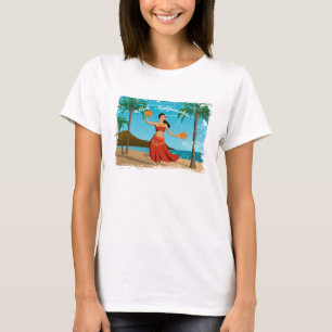 Hawaiian  Mele Kalikimaka Briefkaart T-shirt