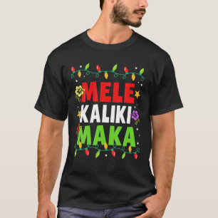 Hawaiian Mele Kalikimaka kerstwedstrijd familie T-shirt