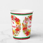 Hawaiian Mele Kalikimaka Tropische Schetsen Beker (Rechts)