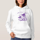 Hawaiian Mermaid-Salty, Sassy en Splashy Paarse Hoodie (Voorkant)