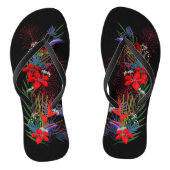 Hawaiian Midnight Garden Flip Flop (Voetbed)