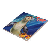 Hawaiian Monk Seal Tegeltje (Zijkant)