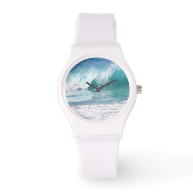 Hawaiian Ocean Wave Sportief horloge (Voorkant)