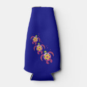 Hawaiian Ohana Honu Zee Turtles Flesjeskoeler (Voorkant)