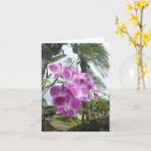 HAWAIIAN ORCHID - Blank Note Kaart (Gele Bloem)