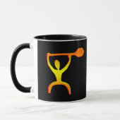 Hawaiian Paddle Man Petroglyph - Mok (Links)