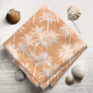 Hawaiian Palm Tree Silhouette Patroon Tacao ID1093 Stof