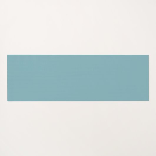 Hawaiian Palm Tree Silhouette Pattern Blauwgroen I Yogamat (Achterkant (horizontaal))