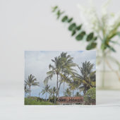 Hawaiian Palm Trees Briefkaart (Staand voorkant)
