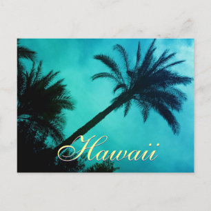 Hawaiian Palm Trees Briefkaart