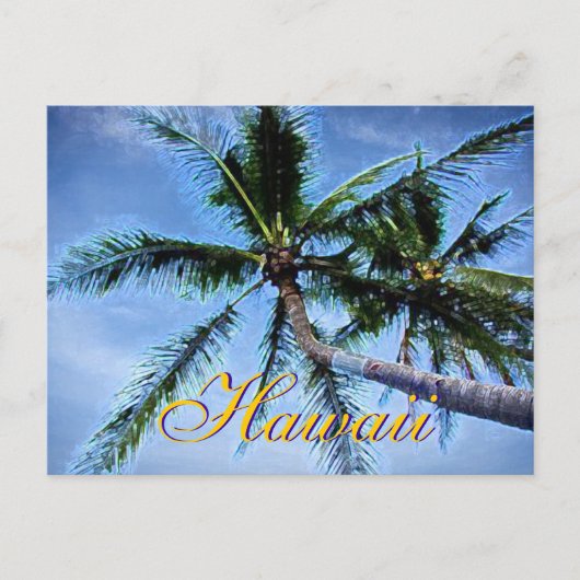 Hawaiian Palm Trees Briefkaarten (Voorkant)