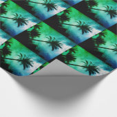 Hawaiian Palm Trees Cadeaupapier (Hoek)