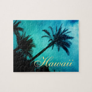 Hawaiian Palm Trees Exotic Travel Legpuzzel