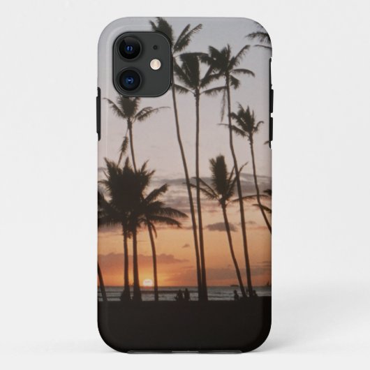 Hawaiian Palm Trees iPhone case (Achterkant)