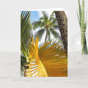Hawaiian Palms Bedankkaart