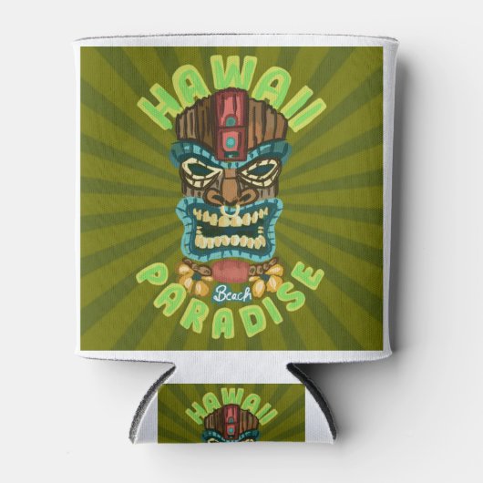 Hawaiian Paradise Blikjeskoeler (Voorkant)