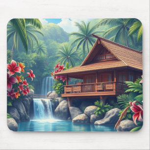 Hawaiian Paradise Tropical Bungalow Muismat