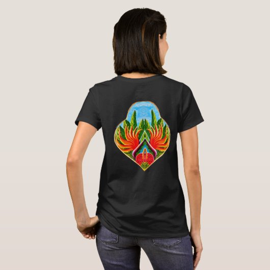 Hawaiian Paradise Twice T-shirt (Achterkant volledig)