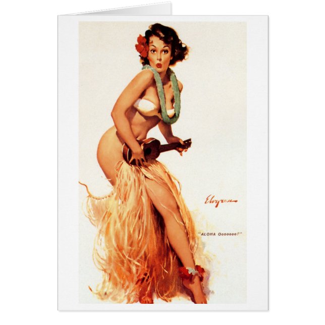 Hawaiian Pin Up (Voorkant)
