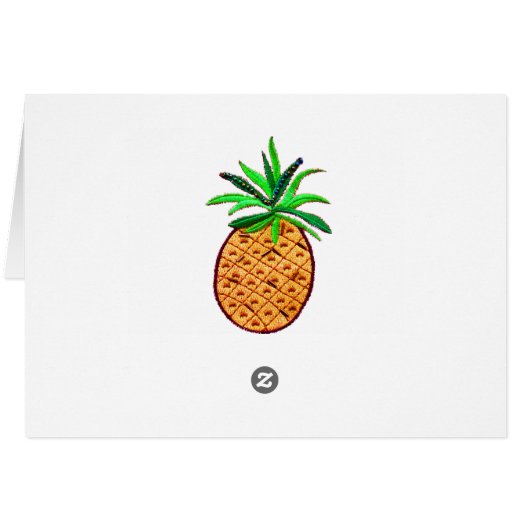 Hawaiian Pineappel Table Number (Achterkant Horizontaal)