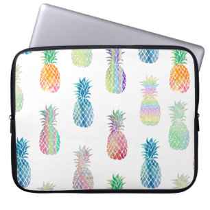 hawaiian pineapple pattern laptop sleeve