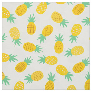 Hawaiian Pineapple Pattern Tropisch ontwerp Stof