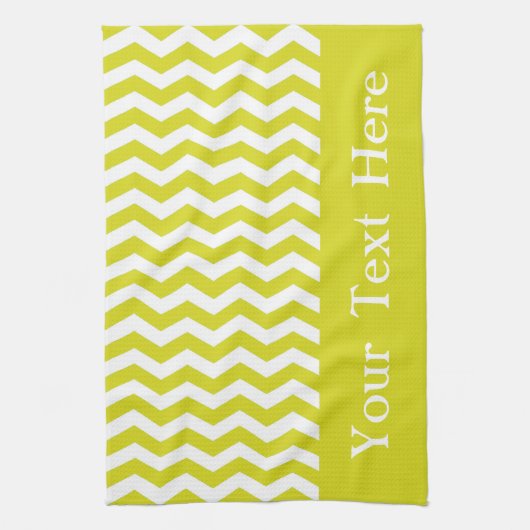 Hawaiian Pineapple Wave Chevron aanpasbaar Theedoek (Verticaal)