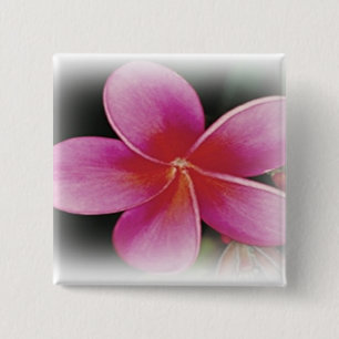 Hawaiian Plumeria Button