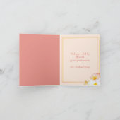 Hawaiian Plumeria Frangipani Happy Birthday Kaart (Binnen)