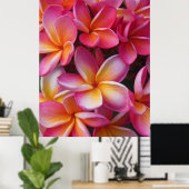Hawaiian Plumeria Poster (Thuiskantoor)
