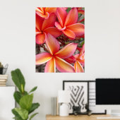 Hawaiian Plumeria Poster (Thuiskantoor)