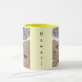 Hawaiian plumeria spoelt de mok van koffie aan de (Midden)