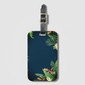 Hawaiian Print Bagagelabel (Voorkant (verticaal))