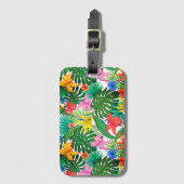 Hawaiian Print Bagagelabel (Voorkant (verticaal))