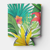 Hawaiian Print Blikjeskoeler (Voorkant)