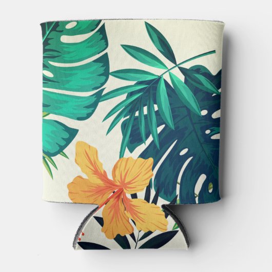 Hawaiian Print Blikjeskoeler (Voorkant)