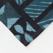 Hawaiian Print Fleece Deken (Hoek)