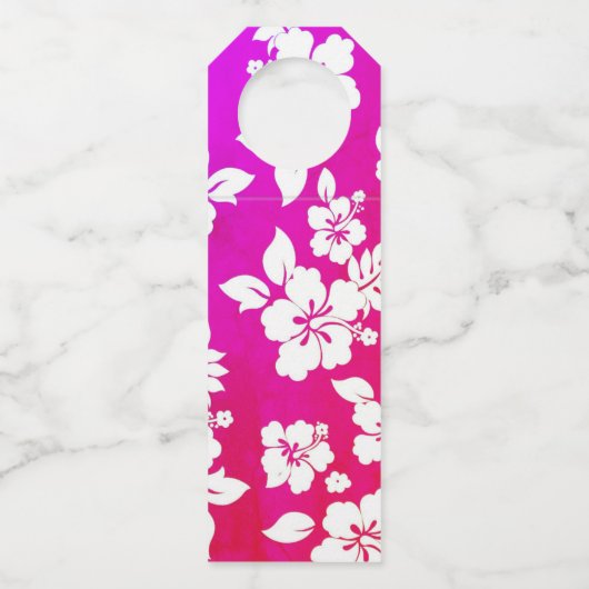 Hawaiian Print Flessenhanger (Voorkant)
