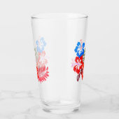 Hawaiian Print Glas (Rechts)