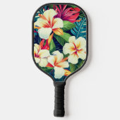 Hawaiian Print Pickleball Paddle (Achterkant)
