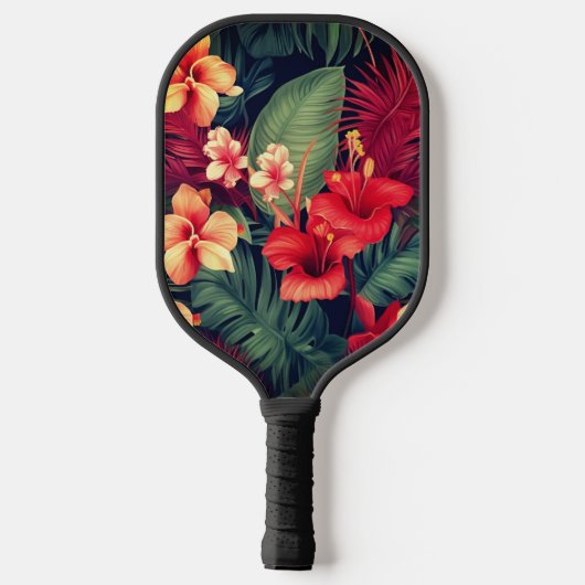Hawaiian Print Pickleball Paddle (Achterkant)