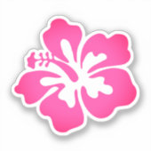 Hawaiian Print Sticker (Voorkant)