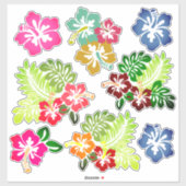 Hawaiian Print Sticker (Vel)
